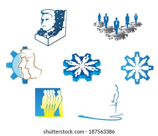 Business Social relationship symbol and icon