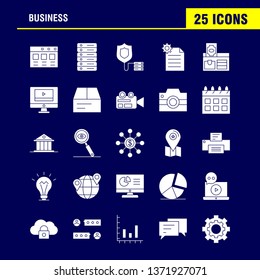 Business Solid Glyph Icon for Web, Print and Mobile UX/UI Kit. Such as: Business, Dollar, Online, Payment, File, Business, Office, Business, Pictogram Pack. - Vector