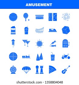 Business  Solid Glyph Icons Set For Infographics, Mobile UX/UI Kit And Print Design. Include: Target, Focus, Avatar, Shoot, Pie Chart, Graph, Business, Eps 10 - Vector