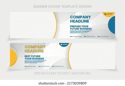 Business solution company and professional banner template. social media website purpose. digital marketing