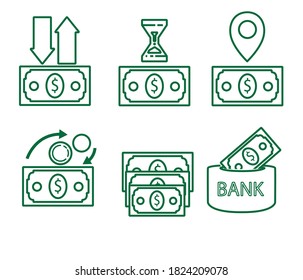 Business solution, Finance Insurance Service, currency exchange, loan refinance mortgage, fund management, return on investment concepts
