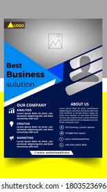 Business Solution Flyer Template design