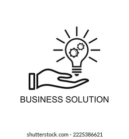 business solution icon , business icon