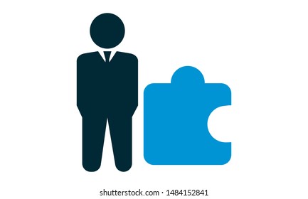 Business solution icon vector illustration