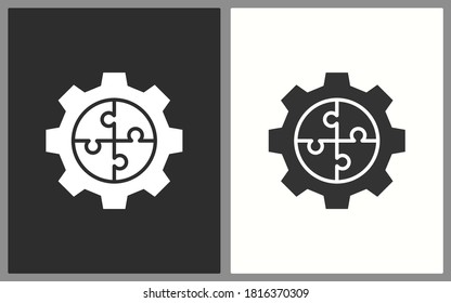 Iconos de soluciones empresariales. Ilustración vectorial para sitios web y aplicaciones móviles.