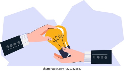 Business solution and idea to increase company profitability, cartoon flat vector illustration isolated on white background. Problem solving concept for web and social media publication.