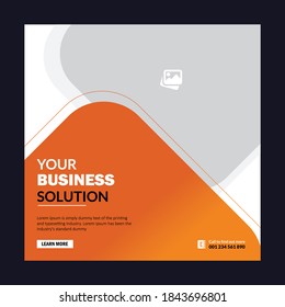 business solution business profusion social media banner