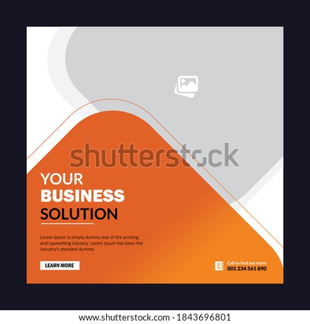 business solution business profusion social media banner