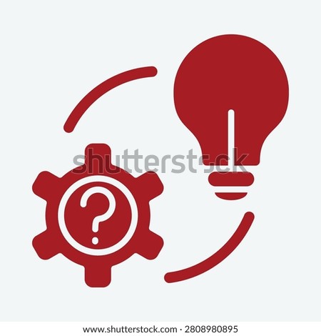 Business Solution trendy vector illustration in flat style goodly background.eps