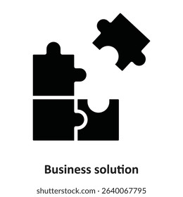 Business solution Vector Icon which can easily modify or edit
