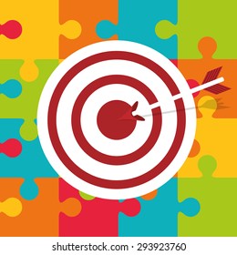 Business solutions design, vector illustration eps 10.