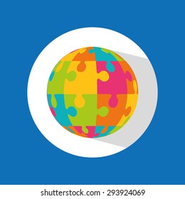 Business solutions design, vector illustration eps 10.