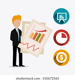 Business Solutions design, vector illustration eps 10.