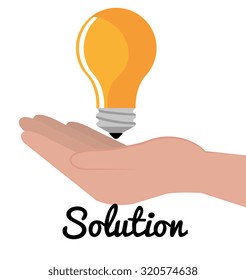 Business solutions graphic design, vector illustration eps10.