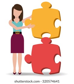 Business solutions graphic design, vector illustration eps10.