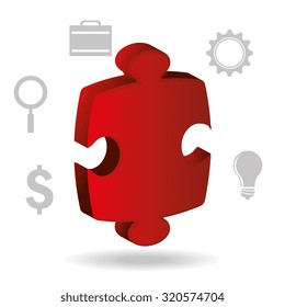 Business solutions graphic design, vector illustration eps10.