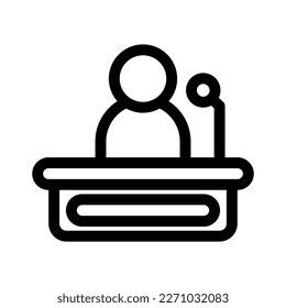 business speech icon or logo isolated sign symbol vector illustration - high quality black style vector icons