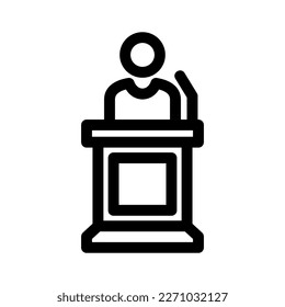 business speech icon or logo isolated sign symbol vector illustration - high quality black style vector icons