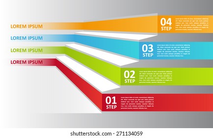 Business speps diagram for layount, number options, diagrams.