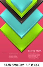 Business square background. Vector template. Poster template.