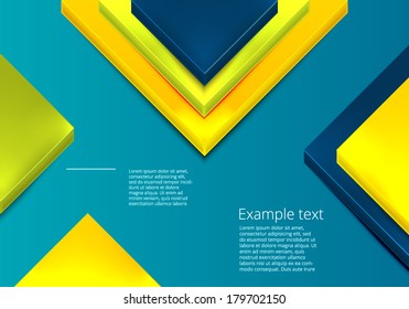 Business square background. Vector template. Poster template.