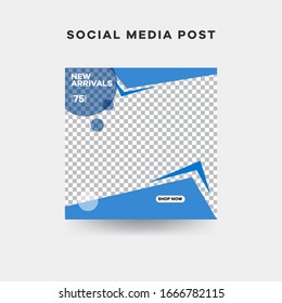 Business square editable presentation template.  Modern square blog posts Editable simple info banner, trendy book cover idea. 