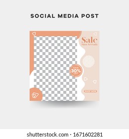 Plantilla de presentación editable de Business square.  Modern square blog postea Editable simple info banner, trendy idea de portada de libro. 