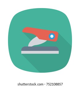 Business square flat icon