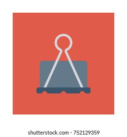 Business square flat icon 