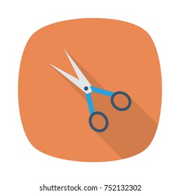 Business square flat icon