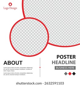 Business Square Poster Design Template