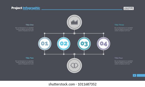 Business stages slide template