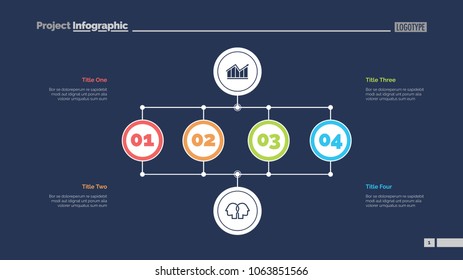 Business stages slide template. Business data. Graph, diagram, design. Creative concept for infographic, report. Can be used for topics like analysis, research, business fields