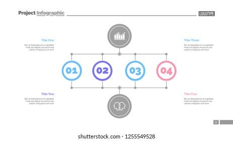 Business stages slide template. Business data. Graph, diagram, design. Creative concept for infographic, report. Can be used for topics like analysis, research, business fields