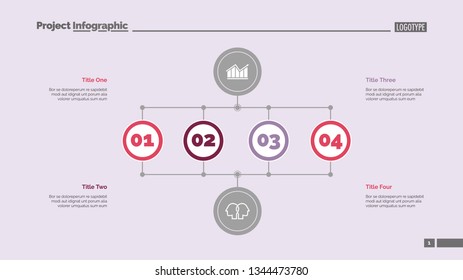 Business stages slide template. Business data. Graph, diagram, design. Creative concept for infographic, report. Can be used for topics like analysis, research, business fields