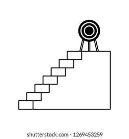 business stairs target on top