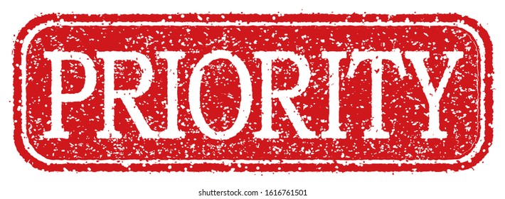 business stamp vector illustration / PRIORITY