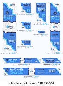 Business Standard 10 Sizes Website Banners Template Big Collection