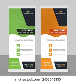 business standee rollup banner design