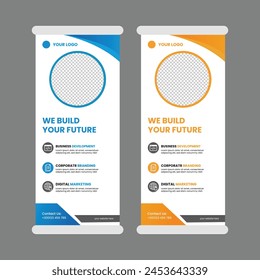 business standee rollup banner design