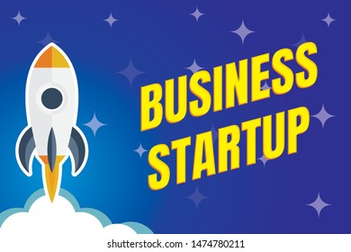 Business Start up concept poster.