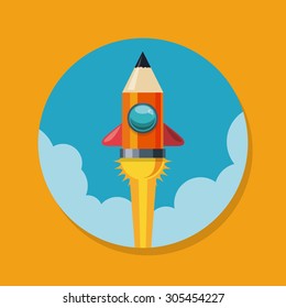 Business start up design, vector illustration eps 10.