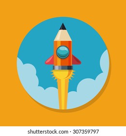 Business start up design, vector illustration eps 10.