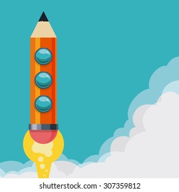 Business start up design, vector illustration eps 10.
