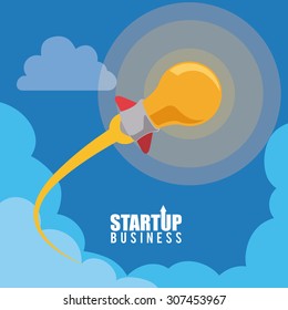 Business start up design, vector illustration eps 10.