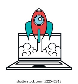 business start up flat icons