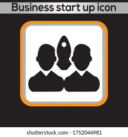 Startsymbol für Unternehmen. Vektorgrafik