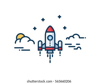 Business start up illustration