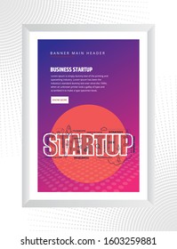 Business start up poster design