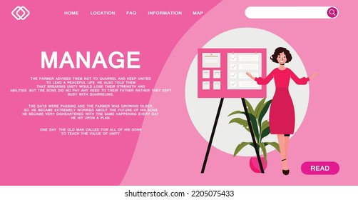 business start vector for web